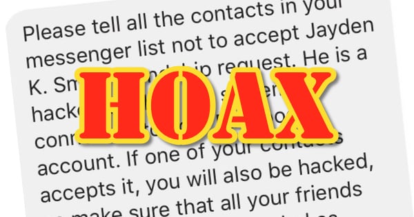 Jayden K Smith Facebook hoax