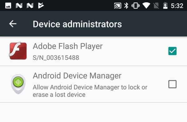 Device administrators