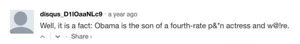 Disqus whore comment