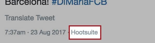 Tweet hootsuite