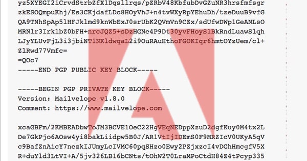 Adobe's security team reveals its private PGP key