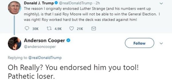 Anderson tweet