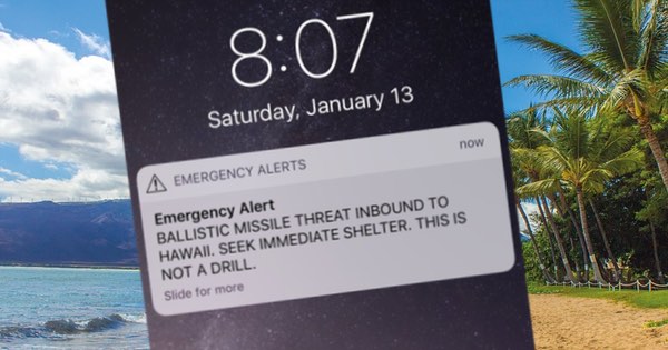 Hawaii's ballistic missile false alarm