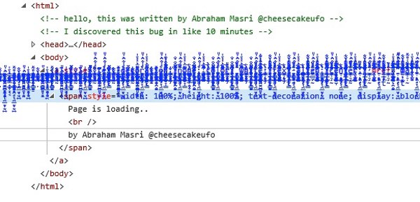 Webpage code