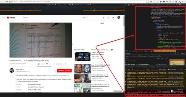 Youtube malicious ad