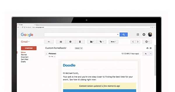 Google is bringing AMP to Gmail