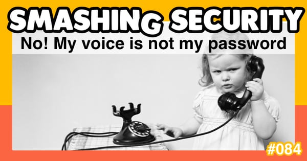 Smashing Security #084: No! My voice is not my password