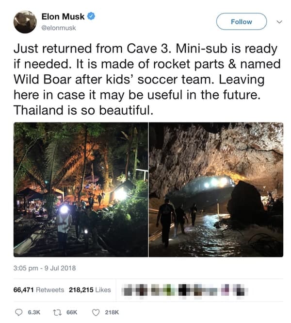 Elon musk tweet