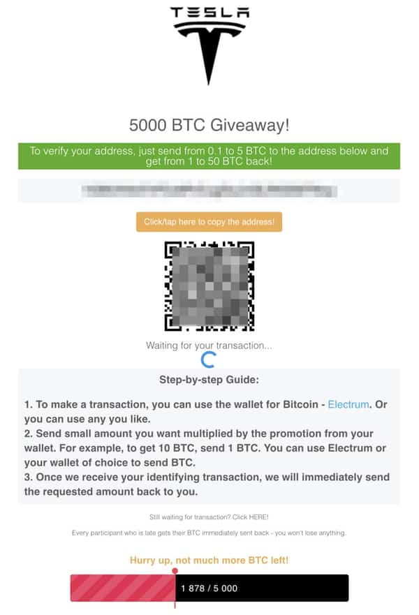 Tesla giveaway 2