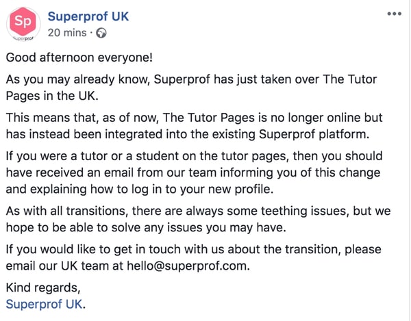 Superprof fb