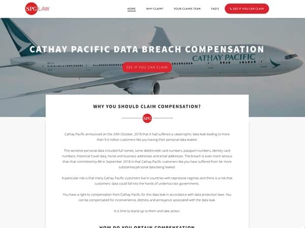 Cathay claim