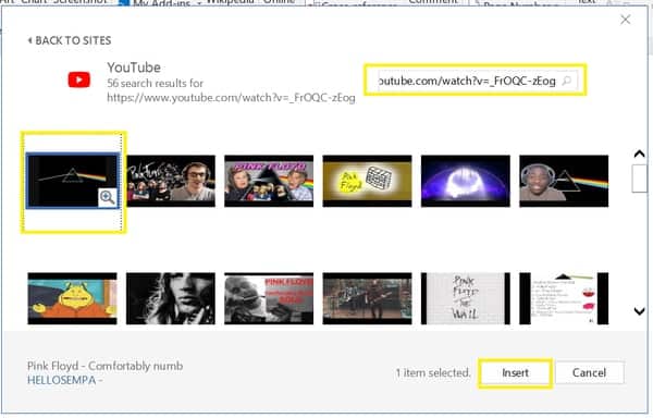 Link video