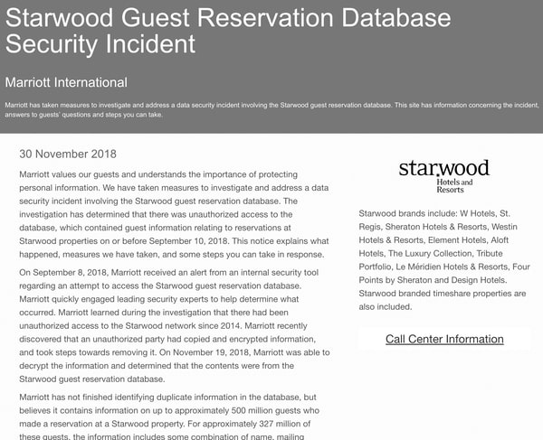 Starwood security
