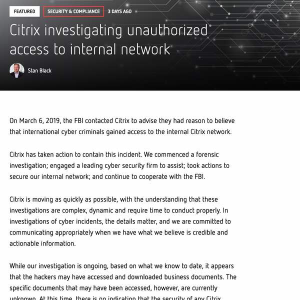Citrix blog