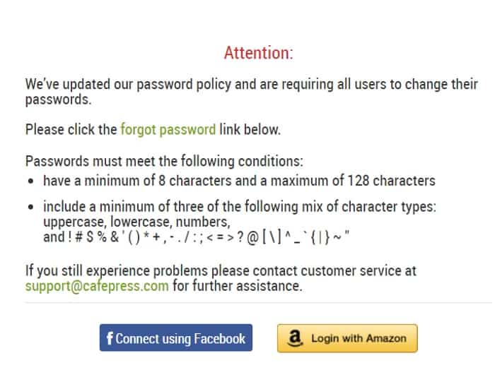 Change password