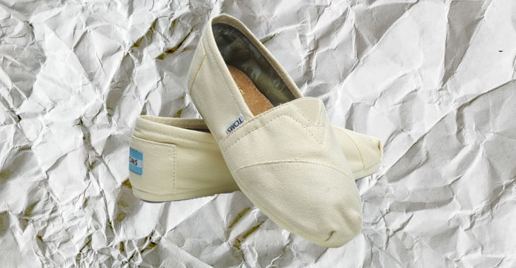 Toms Shoes newsletter "hacked by a nice man"