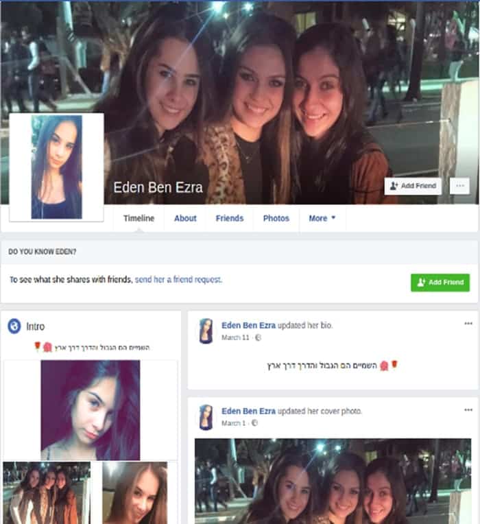 Facebook account