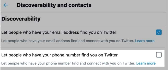 Twitter find phone number