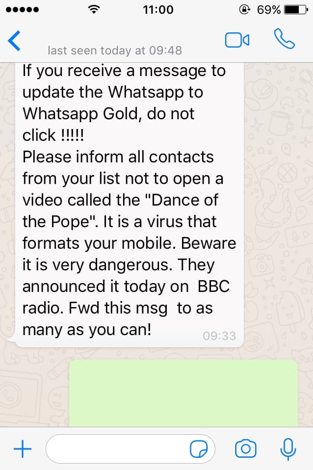 Pope hoax